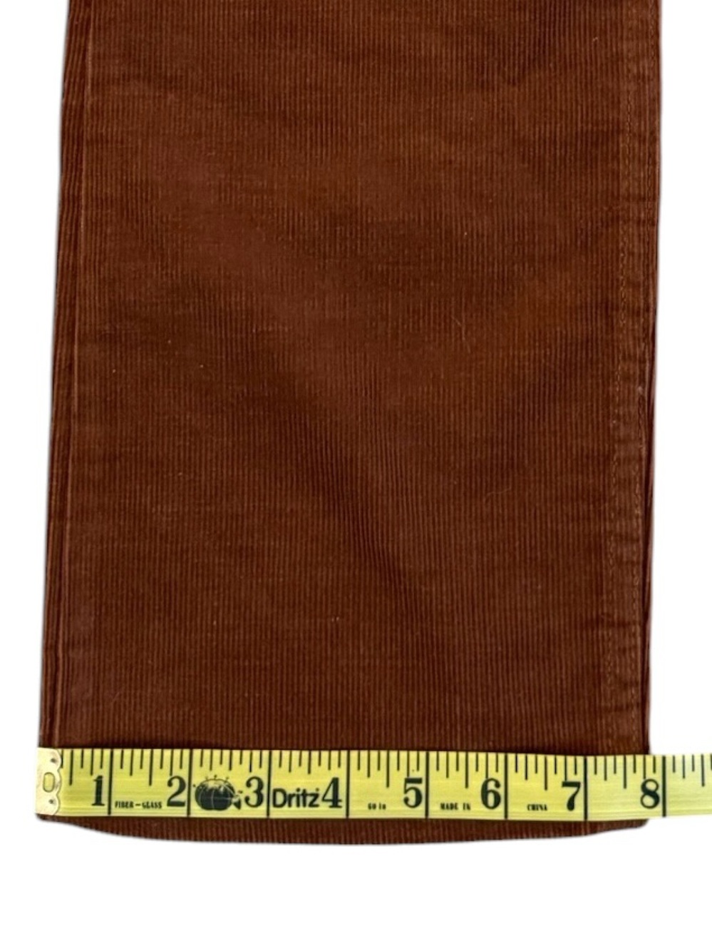 VTG 1980 Levis 519 Corduroy Pants Brown White Tab Straight 32x36 Fits 30x34 USA - Picture 13 of 15